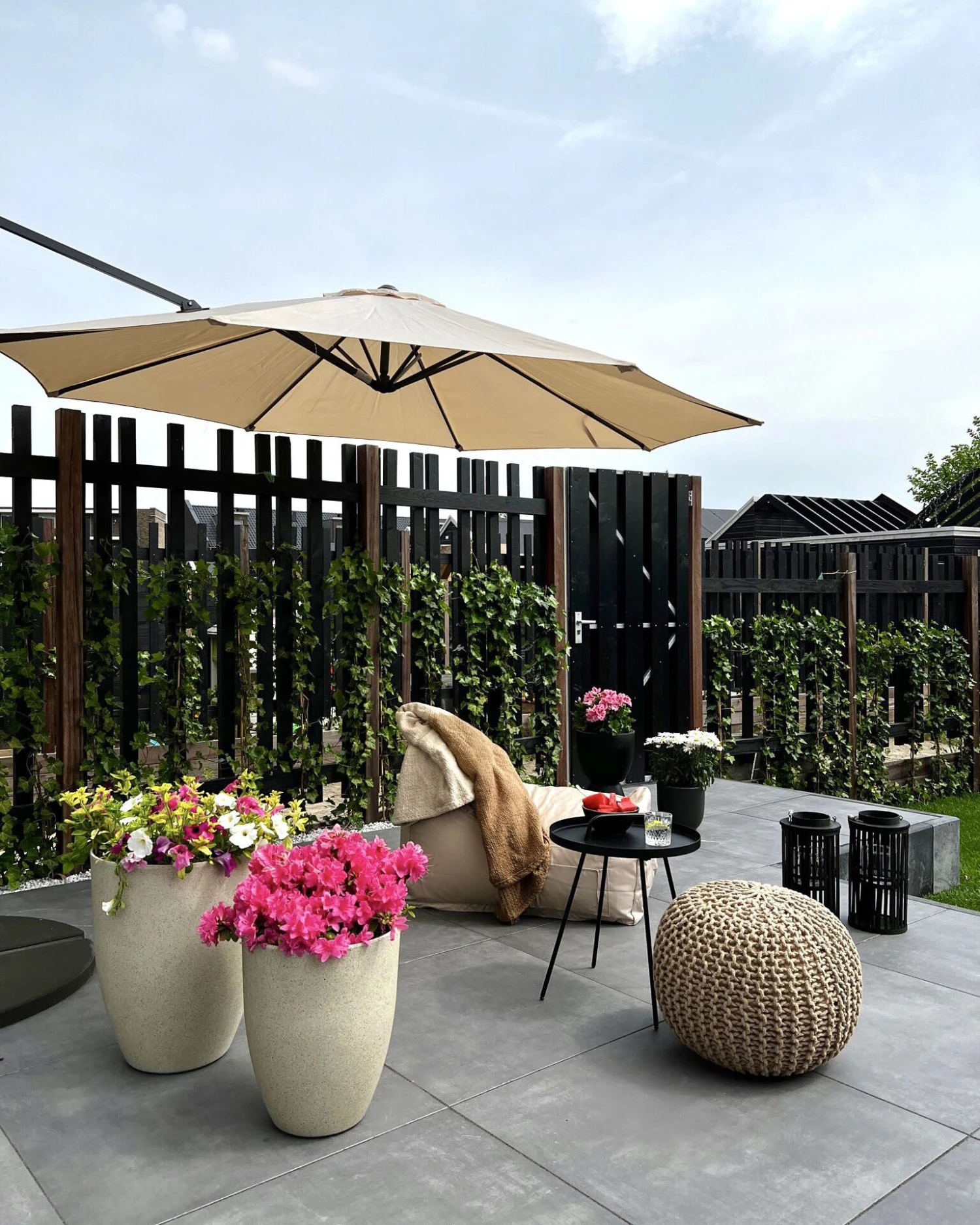 Bean Bag Chair Beige SIESTA 7 Bean Bag Chair Beige SIESTA - Image 5