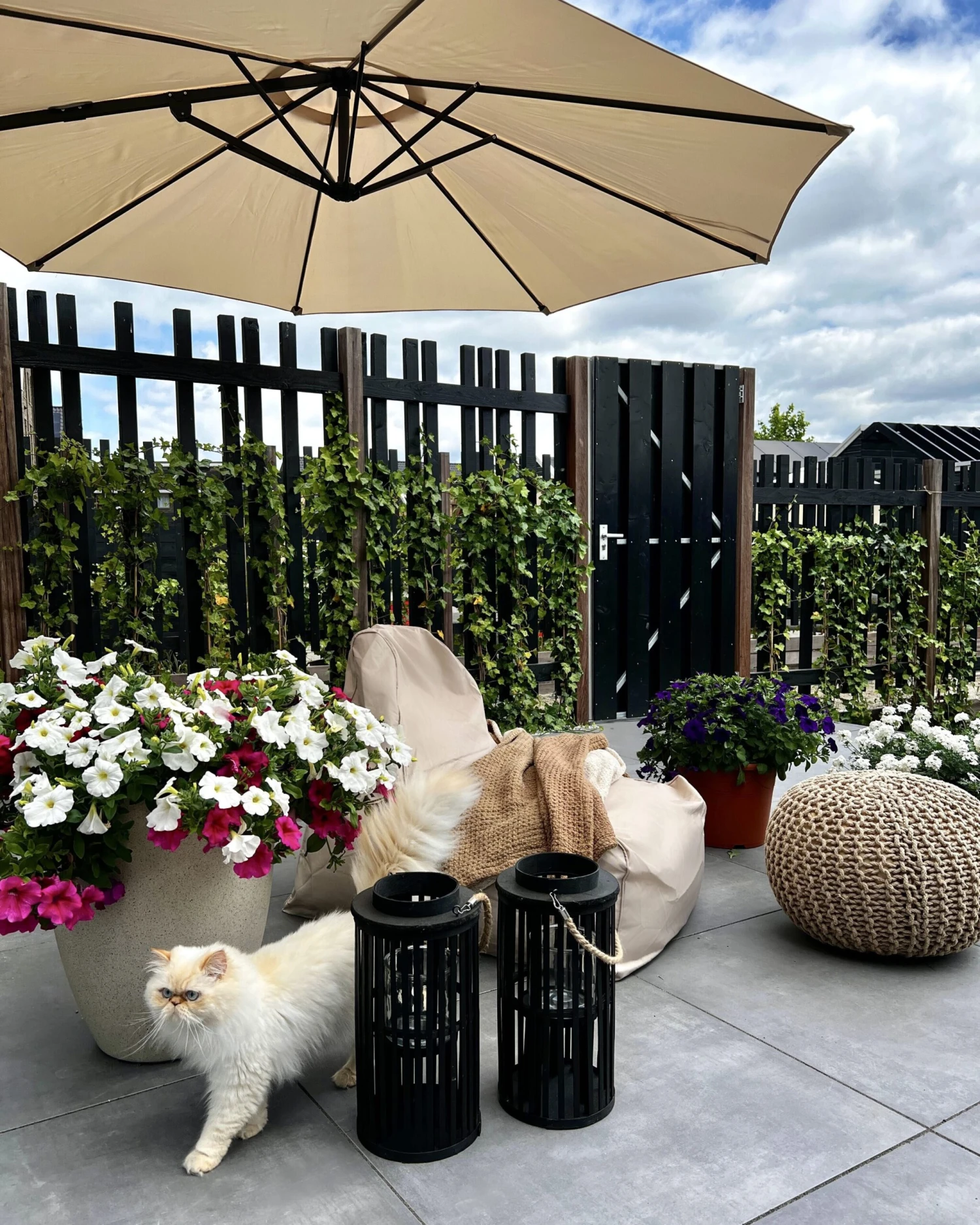 Bean Bag Chair Beige SIESTA 8 Bean Bag Chair Beige SIESTA - Image 6