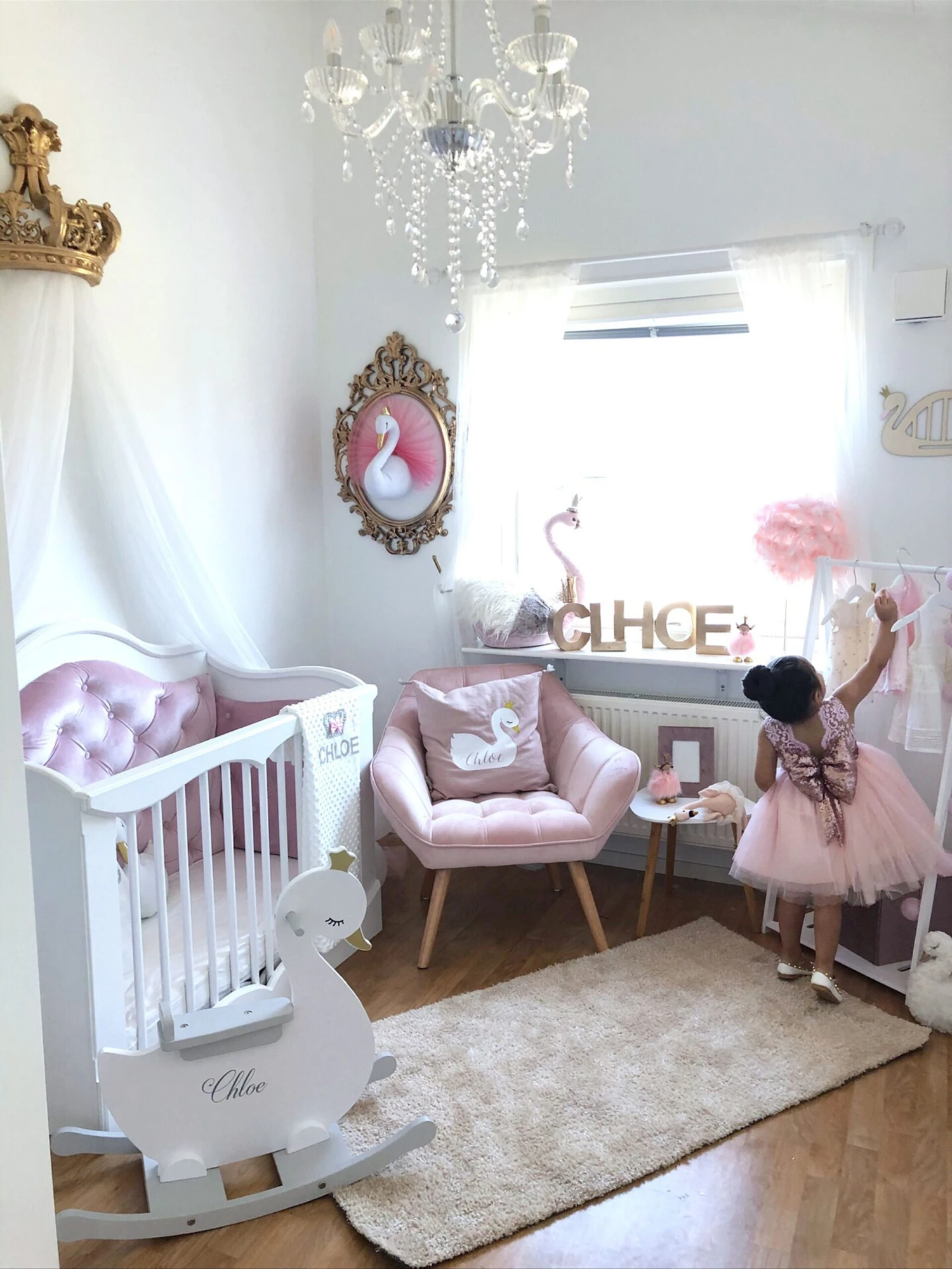 Velvet Armchair Pink KARIS 8 Velvet Armchair Pink KARIS - Image 6