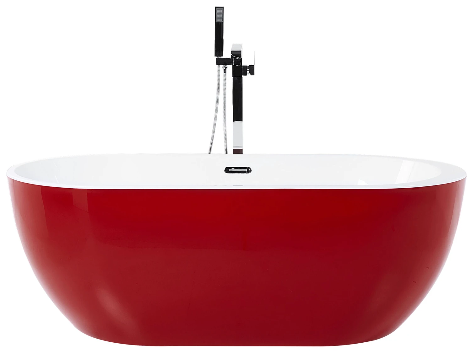 Freestanding Bath Red NEVIS Various Sizes - Image 3