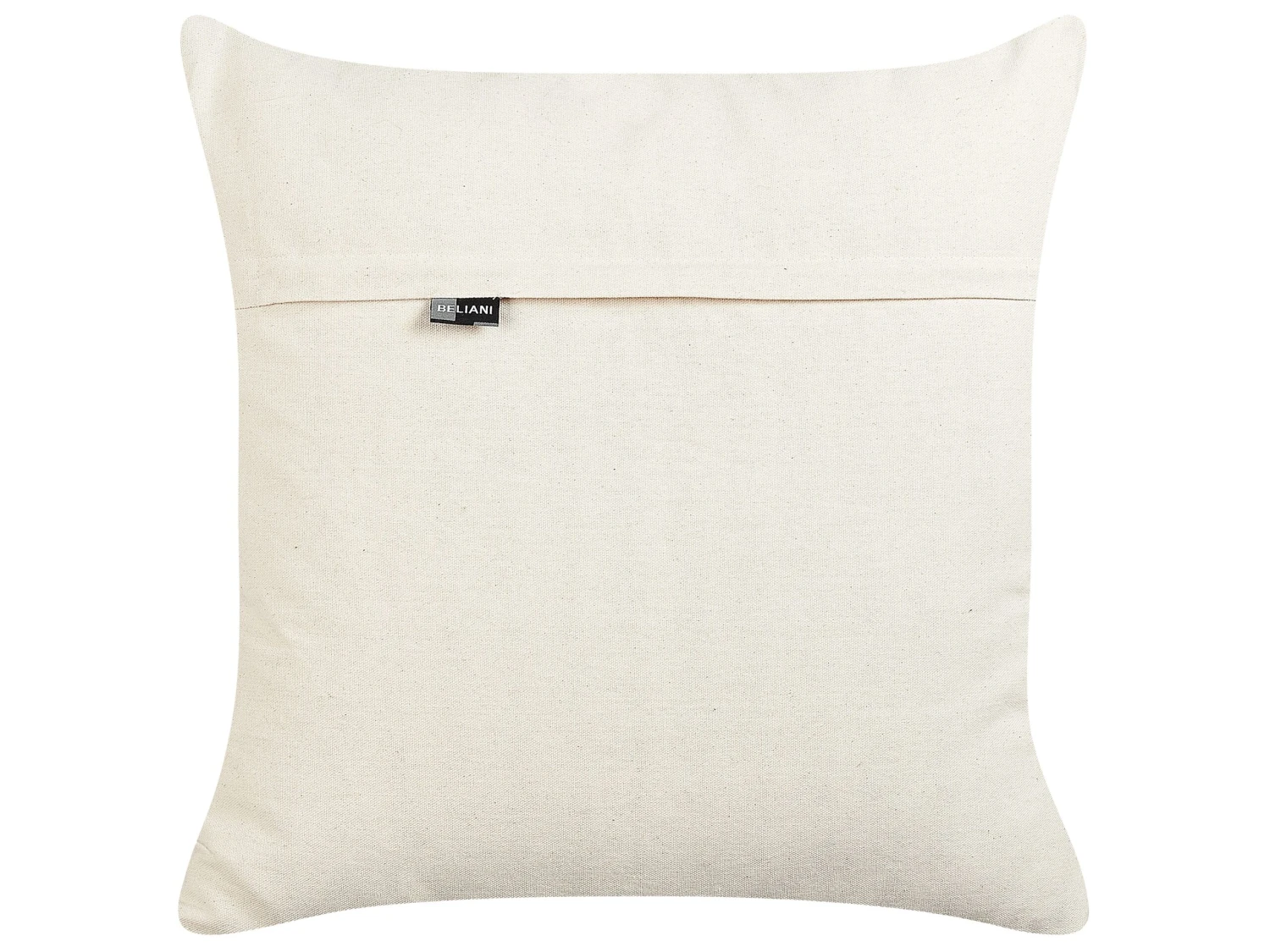 Embroidered Cotton Cushion Floral Pattern 50 X 50 Cm Multicolour VELLORE - Image 3