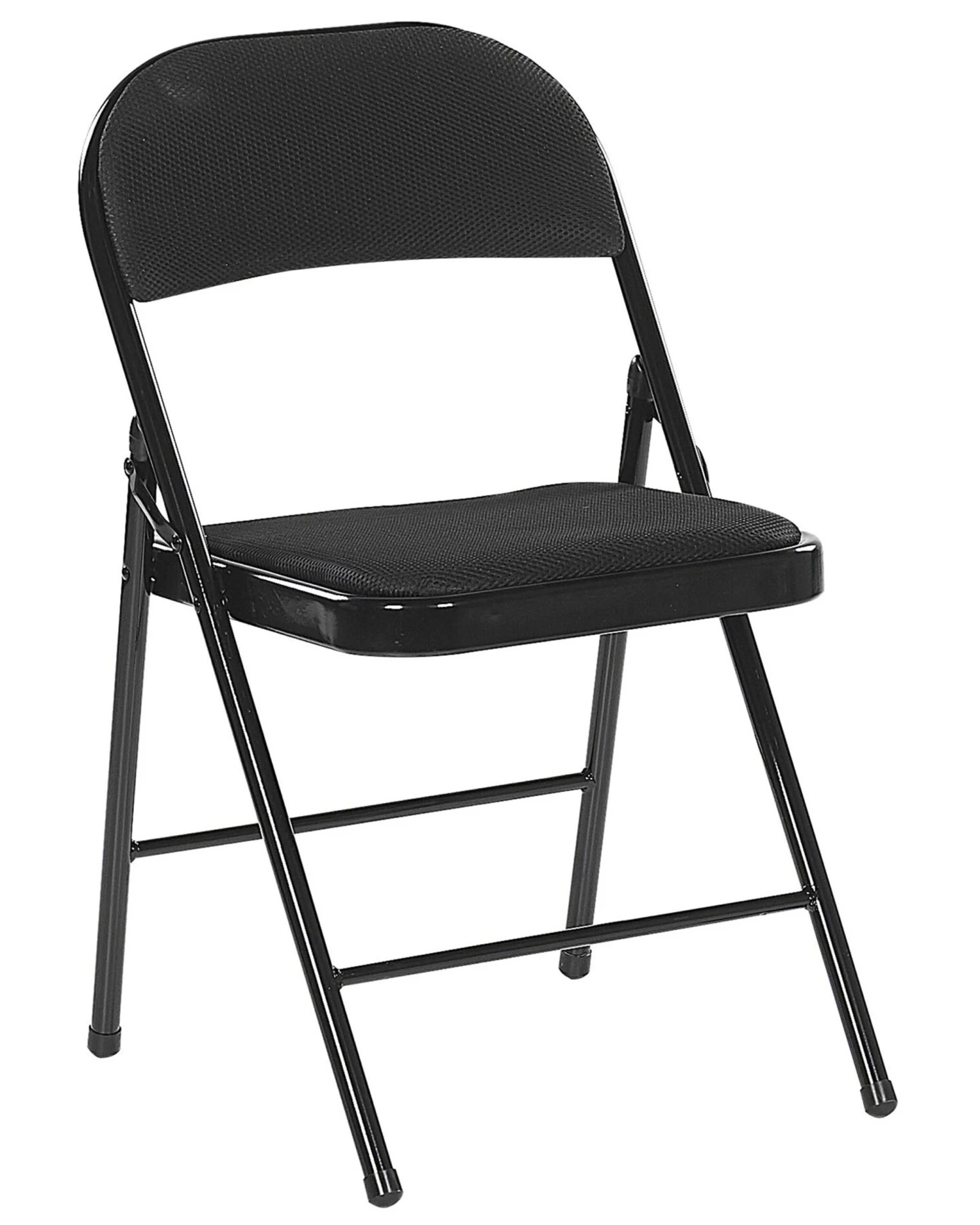 Set Of 4 Folding Chairs Black SPARKS - Image 3