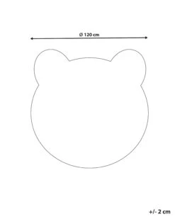 Kids Rug ⌀ 120 Cm White And Black PANDA -Cheap Furniture Store undef src sa picid 831071 type whitesh image