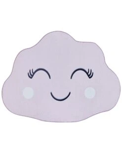 Kids Rug Cloud Print 90 X 120 Cm Pink CUMULUS