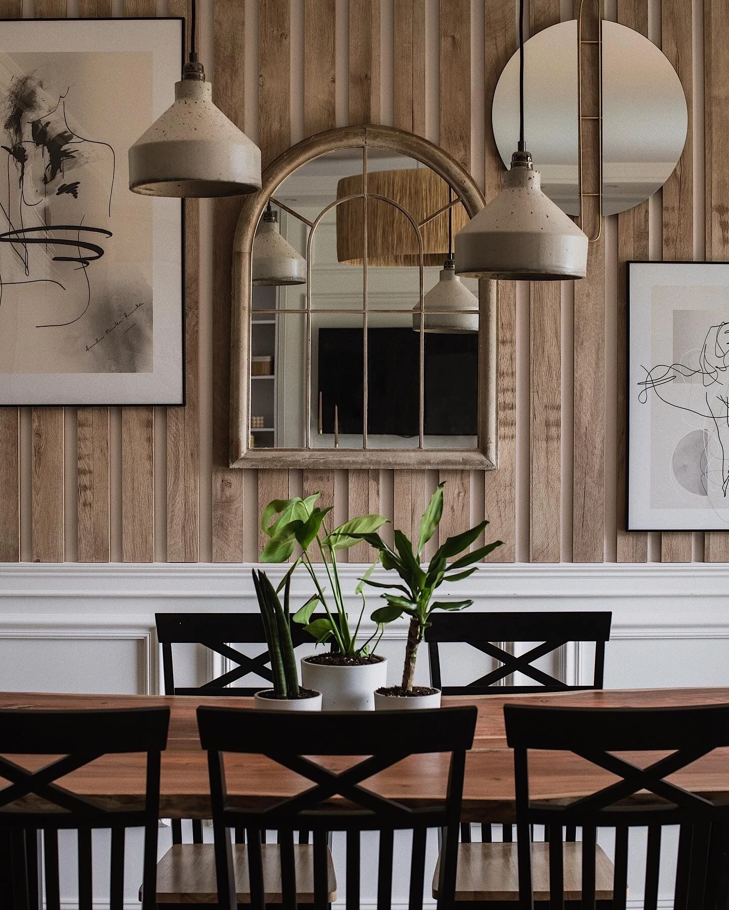 Set Of 2 Dining Chairs Light Wood And Black HOUSTON - Image 4