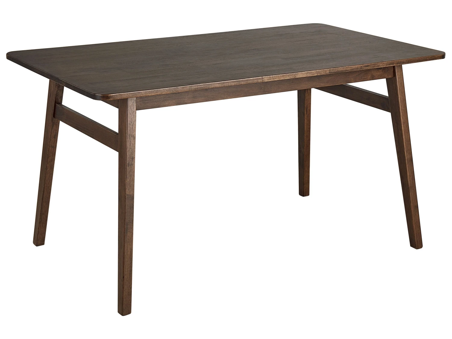 Dining Table 140 X 85 Cm Dark Wood VENTERA