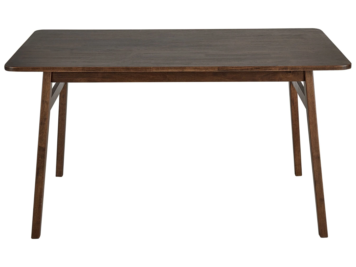 Dining Table 140 X 85 Cm Dark Wood VENTERA - Image 3