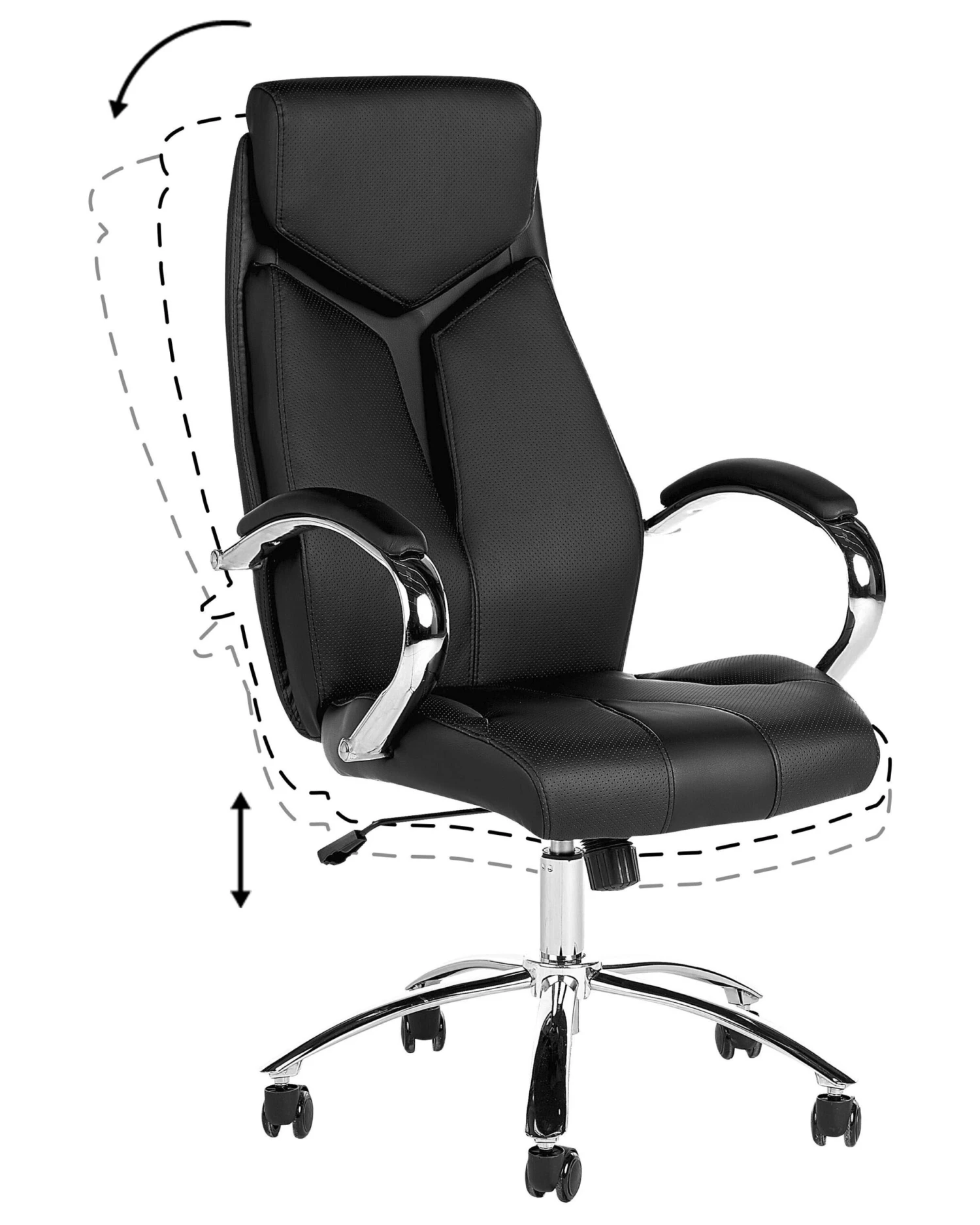 Swivel Office Chair Black FORMULA - Image 7
