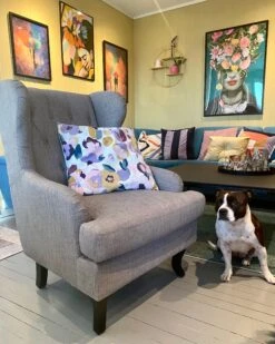 Fabric Armchair Grey ALTA -Cheap Furniture Store undef src sa picid 834397 type whitesh image