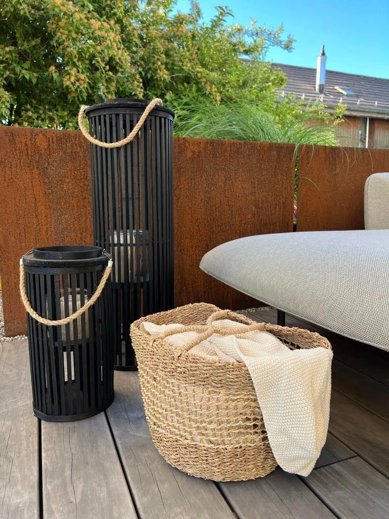 Set Of 2 Seagrass Baskets Natural AROWANA - Image 5