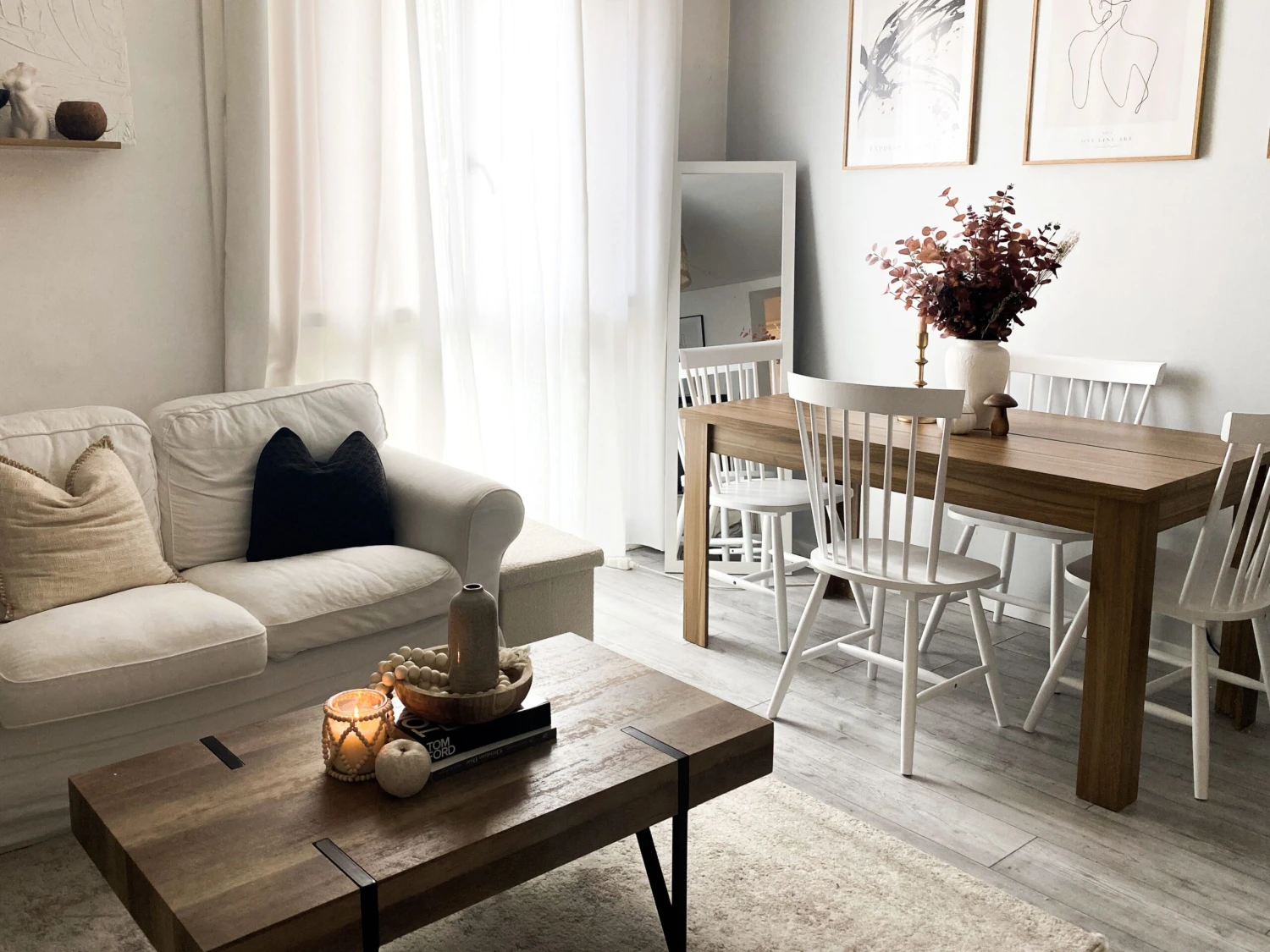 Set Of 2 Wooden Dining Chairs White BURGES - Image 10