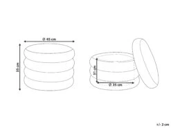 Velvet Storage Pouffe Brown BREWTON -Cheap Furniture Store undef src sa picid 836609 type whitesh image