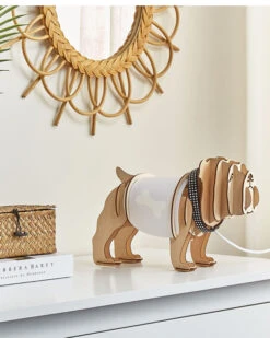 Table Lamp Dog Light Wood DOUCE -Cheap Furniture Store undef src sa picid 837110 type whitesh image