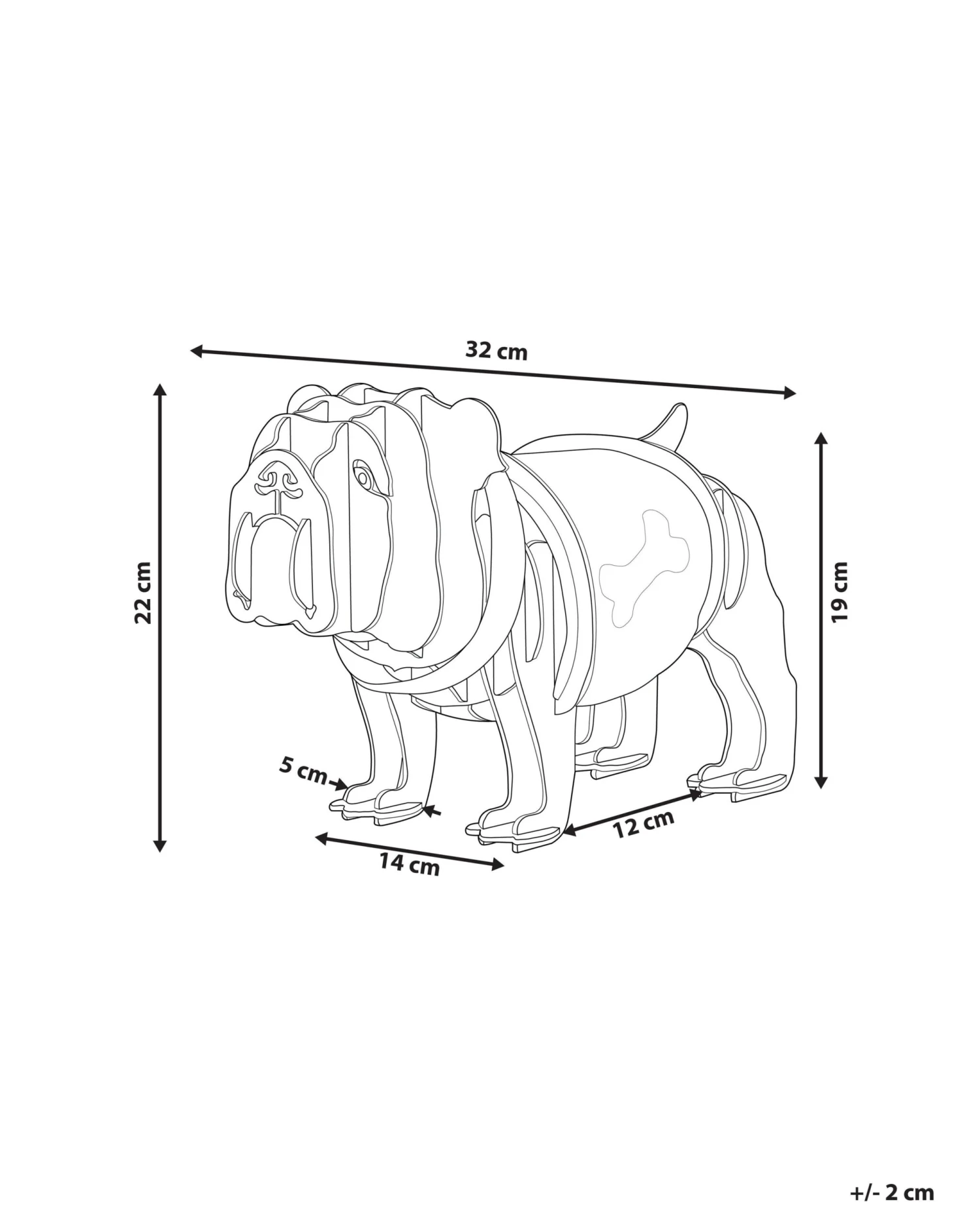 Table Lamp Dog Light Wood DOUCE - Image 9