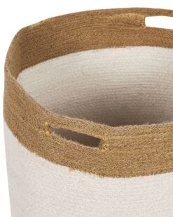 Set Of 2 Cotton Baskets White And Beige KARDH 14 Set Of 2 Cotton Baskets White And Beige KARDH -Cheap Furniture Store undef src sa picid 838001 type whitesh image