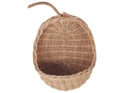 Rattan Apple Wall Bakset Natural MAKONDE -Cheap Furniture Store undef src sa picid 838432 type whitesh image