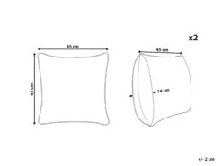 Set Of 2 Cotton Cushions With Tassels 45 X 45 Cm Light Green BACOPA 15 Set Of 2 Cotton Cushions With Tassels 45 X 45 Cm Light Green BACOPA -Cheap Furniture Store undef src sa picid 839941 type whitesh image