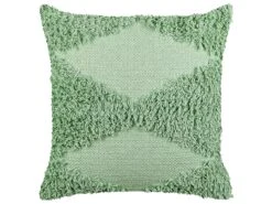 Tufted Cotton Cushion 45 X 45 Cm Green RHOEO