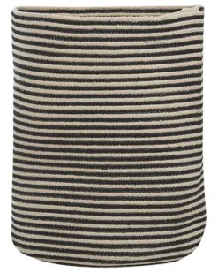 Cotton Basket Beige And Black YERKOY