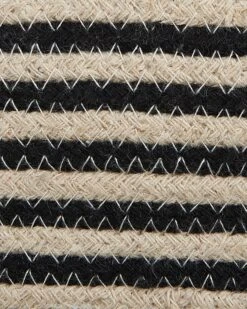 Cotton Basket Beige And Black YERKOY -Cheap Furniture Store undef src sa picid 840202 type whitesh image