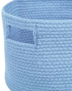 Set Of 2 Cotton Baskets Blue CHINIOT -Cheap Furniture Store undef src sa picid 840481 type whitesh image