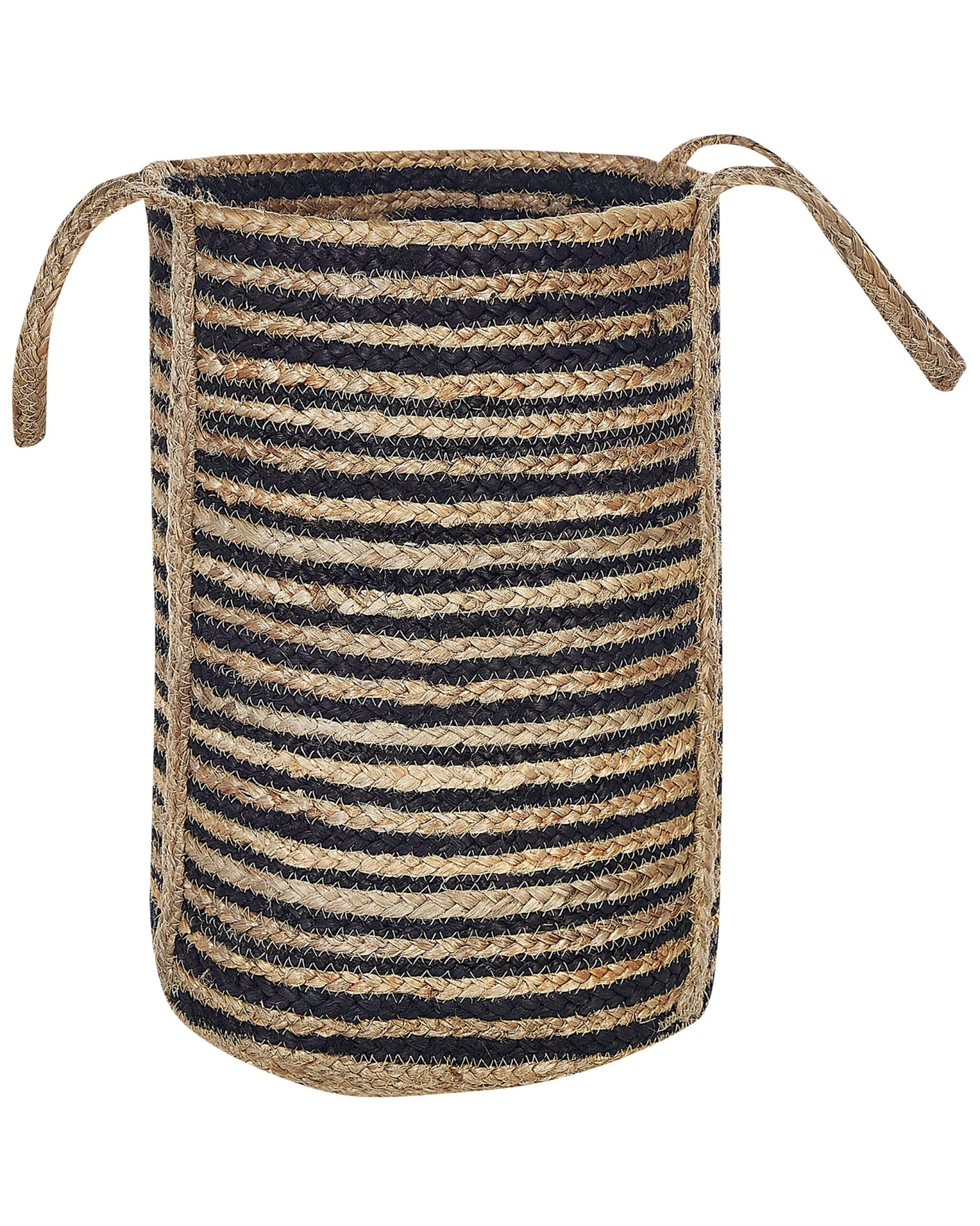 Jute Basket Beige And Black JHANSI - Image 3