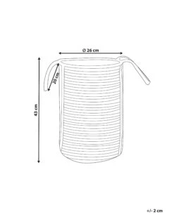 Jute Basket Beige And Black JHANSI -Cheap Furniture Store undef src sa picid 842803 type whitesh image