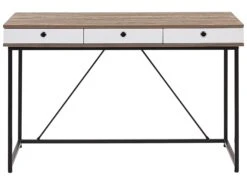 Home Office Set Light Wood And Black FOSTER/HINTON -Cheap Furniture Store undef src sa picid 843040 type whitesh image