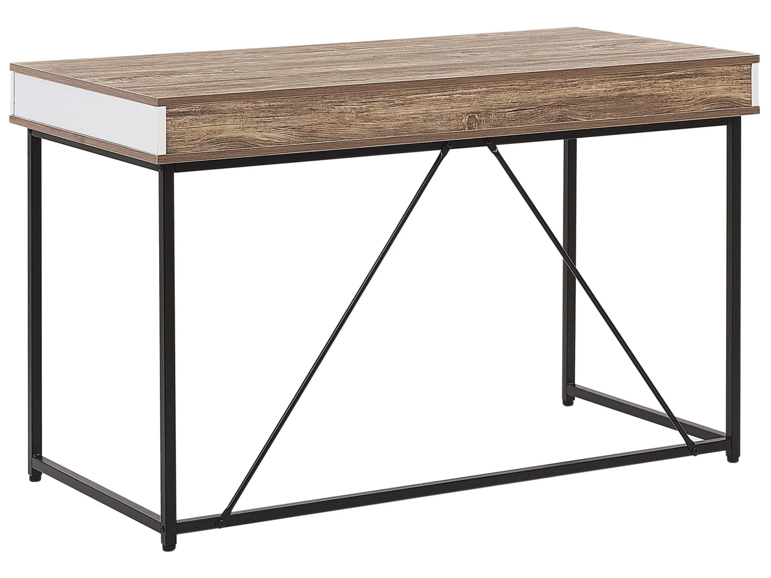 Home Office Set Light Wood And Black FOSTER/HINTON - Image 5