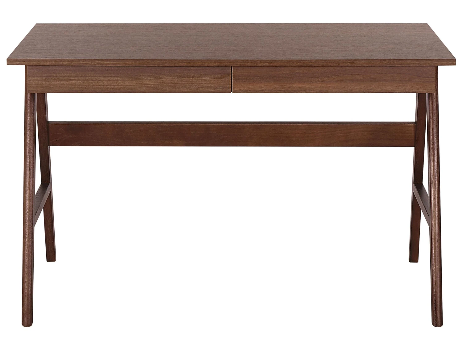 Home Office Set Dark Wood And Black FOSTER/SHESLAY - Image 3