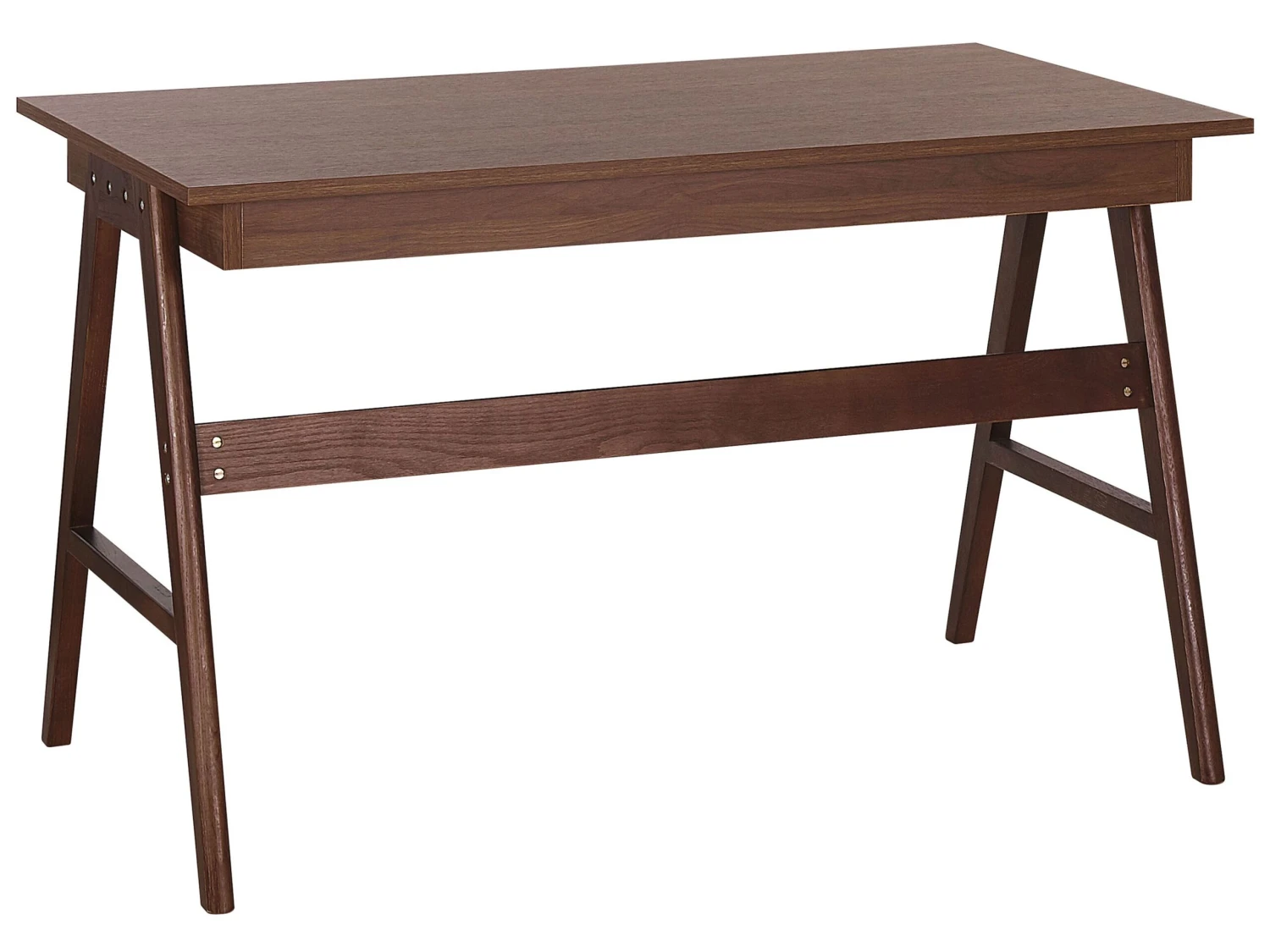 Home Office Set Dark Wood And Black FOSTER/SHESLAY - Image 5