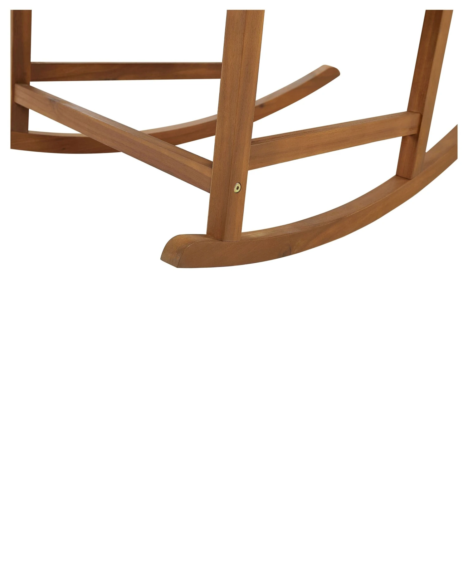 Acacia Rocking Chair Light Wood BOJANO - Image 7