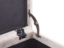 Velvet Footstool With Storage Salmon Pink LORETTO -Cheap Furniture Store undef src sa picid 844085 type whitesh image