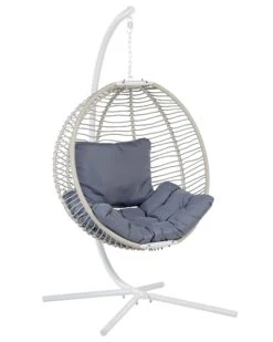 Hanging Chair With Stand White ARCO