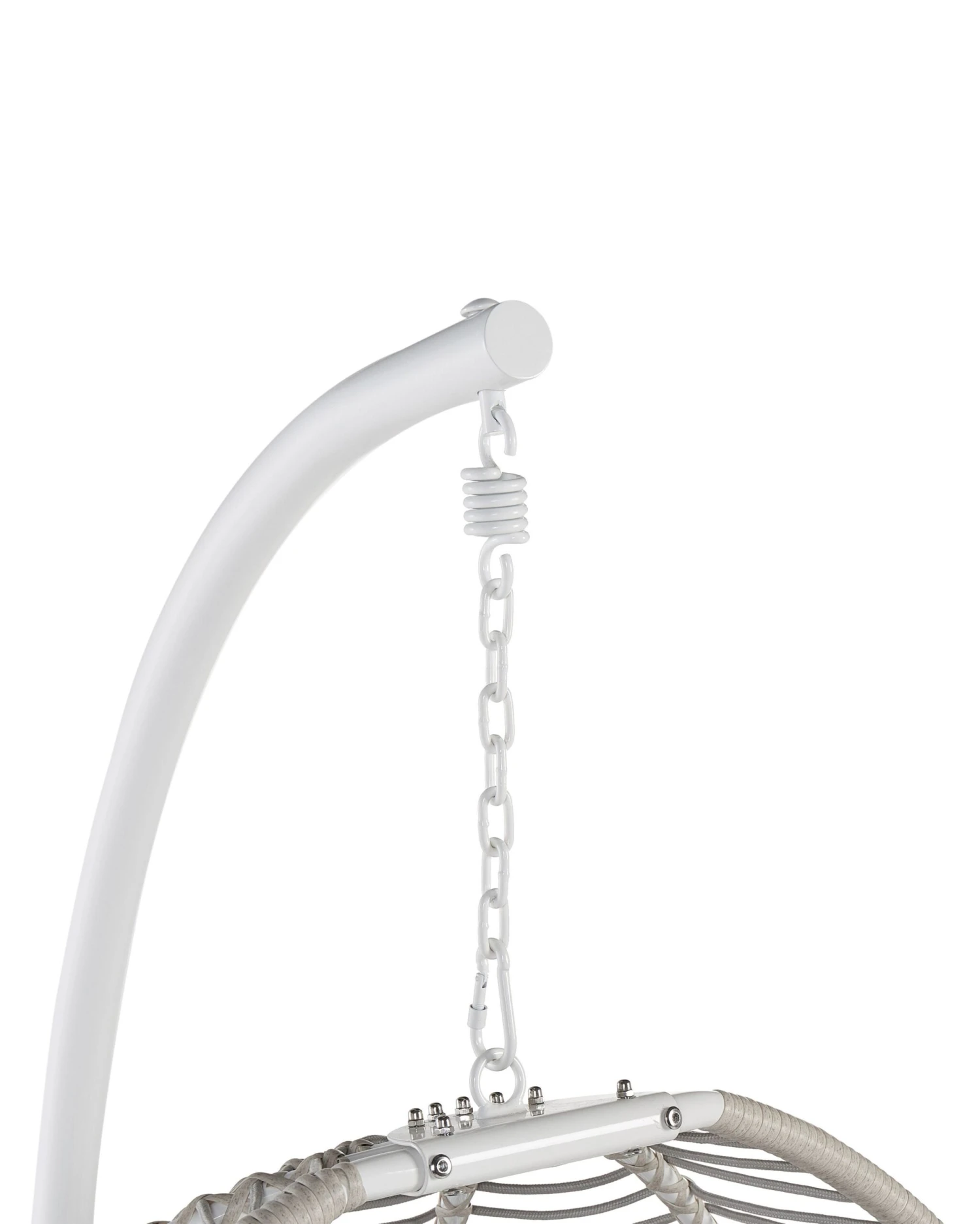 Hanging Chair With Stand White ARCO - Image 8