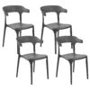 Set Of 4 Dining Chairs Black GUBBIO 1 Set Of 4 Dining Chairs Black GUBBIO -Cheap Furniture Store undef src sa picid 844329 type whitesh image
