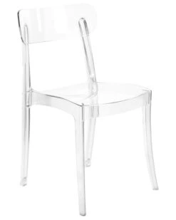 Set Of 2 Dining Chairs Transparent COVINGTON -Cheap Furniture Store undef src sa picid 844629 type whitesh image