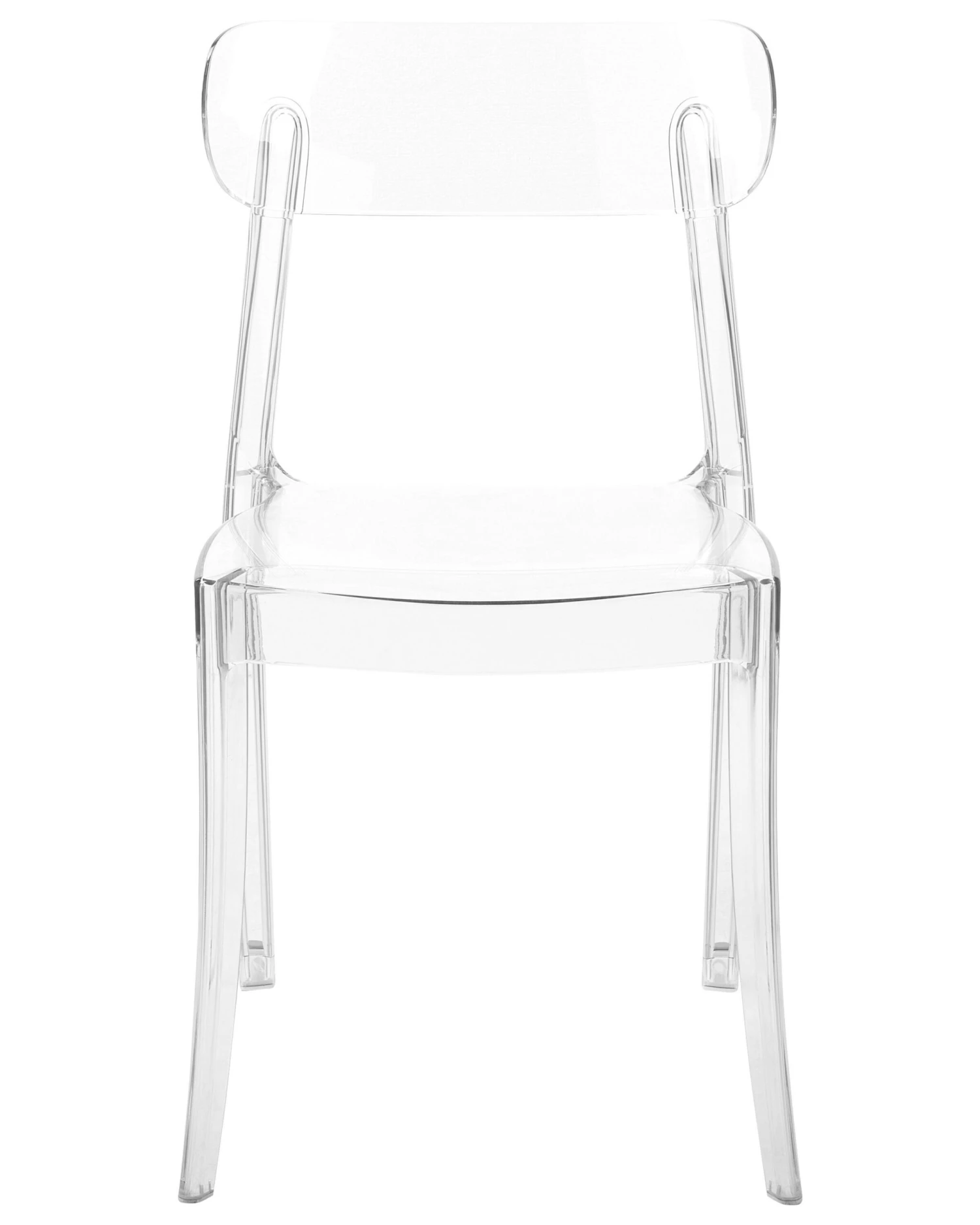 Set Of 2 Dining Chairs Transparent COVINGTON - Image 4