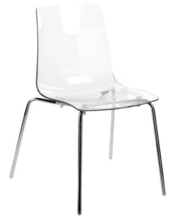Set Of 2 Dining Chairs Transparent SILERTON -Cheap Furniture Store undef src sa picid 844655 type whitesh image