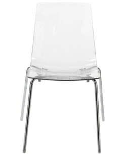 Set Of 2 Dining Chairs Transparent SILERTON -Cheap Furniture Store undef src sa picid 844656 type whitesh image