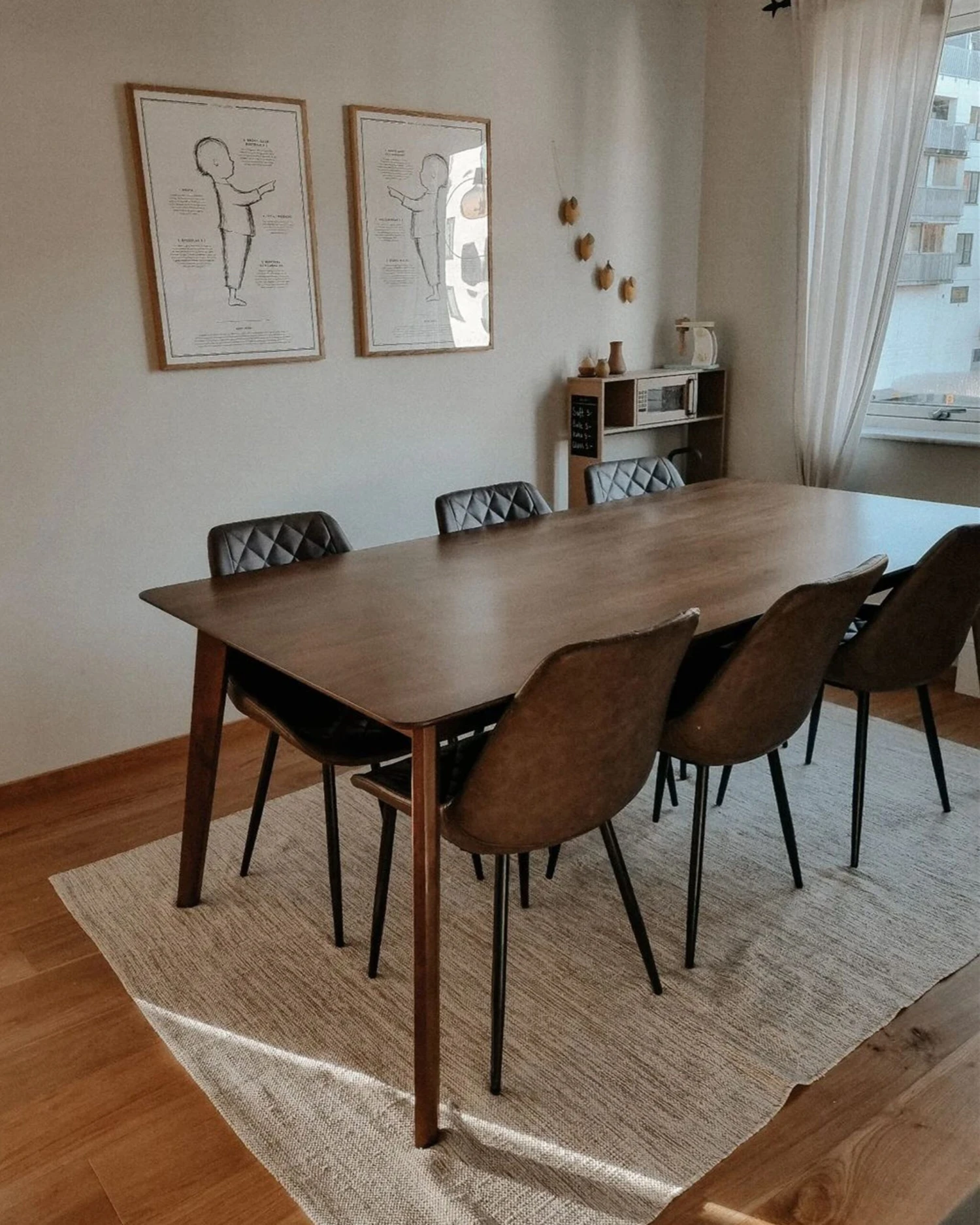 Set Of 2 Faux Leather Dining Chairs Golden Brown MARIBEL - Image 3