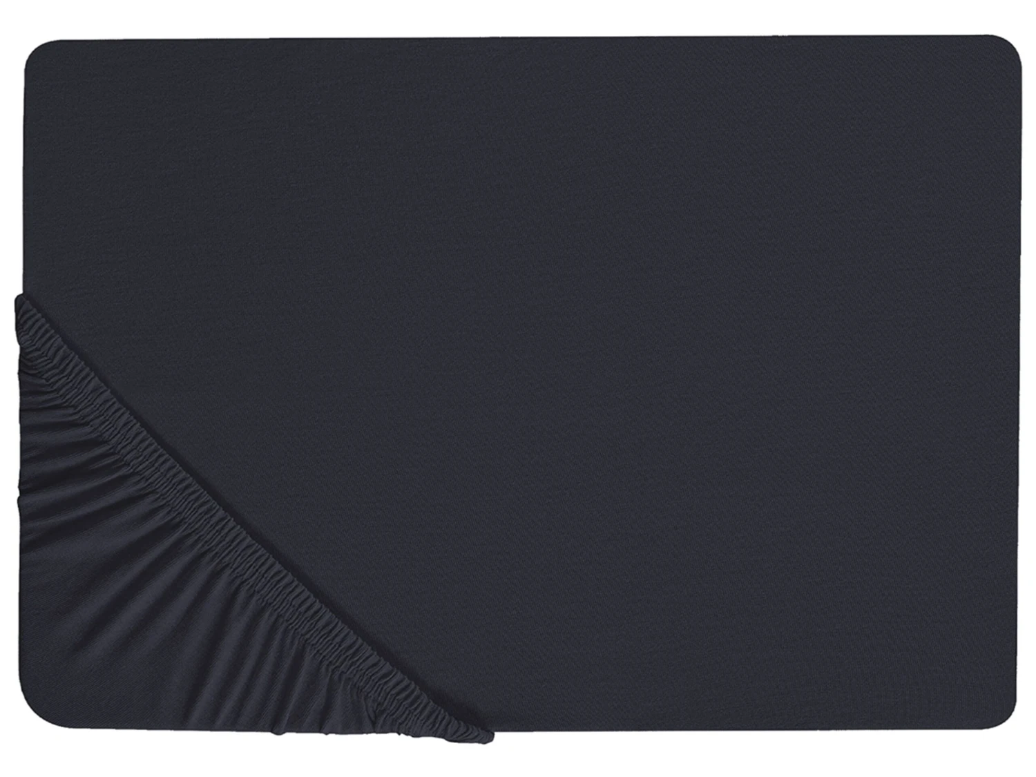 Cotton Fitted Sheet Black JANBU Various Sizes 3 Cotton Fitted Sheet Black JANBU Various Sizes