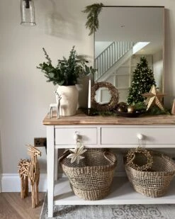 Set Of 2 Seagrass Baskets Natural AROWANA -Cheap Furniture Store undef src sa picid 845743 type whitesh image