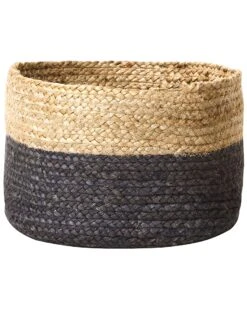 Set Of 3 Jute Baskets Natural And Black JABAR 14 Set Of 3 Jute Baskets Natural And Black JABAR -Cheap Furniture Store undef src sa picid 846354 type whitesh image