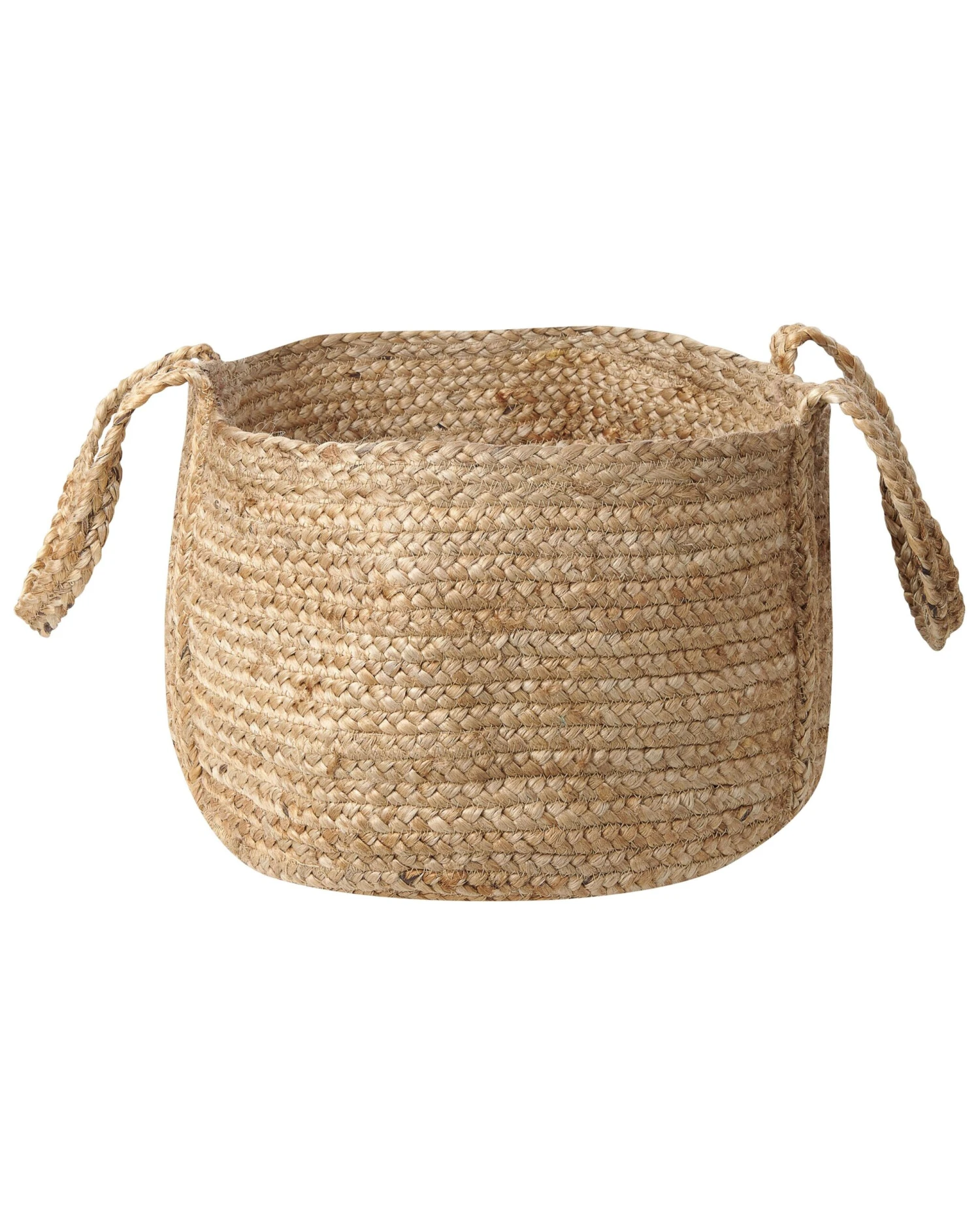 Set Of 2 Jute Baskets Natural KORNAK - Image 3