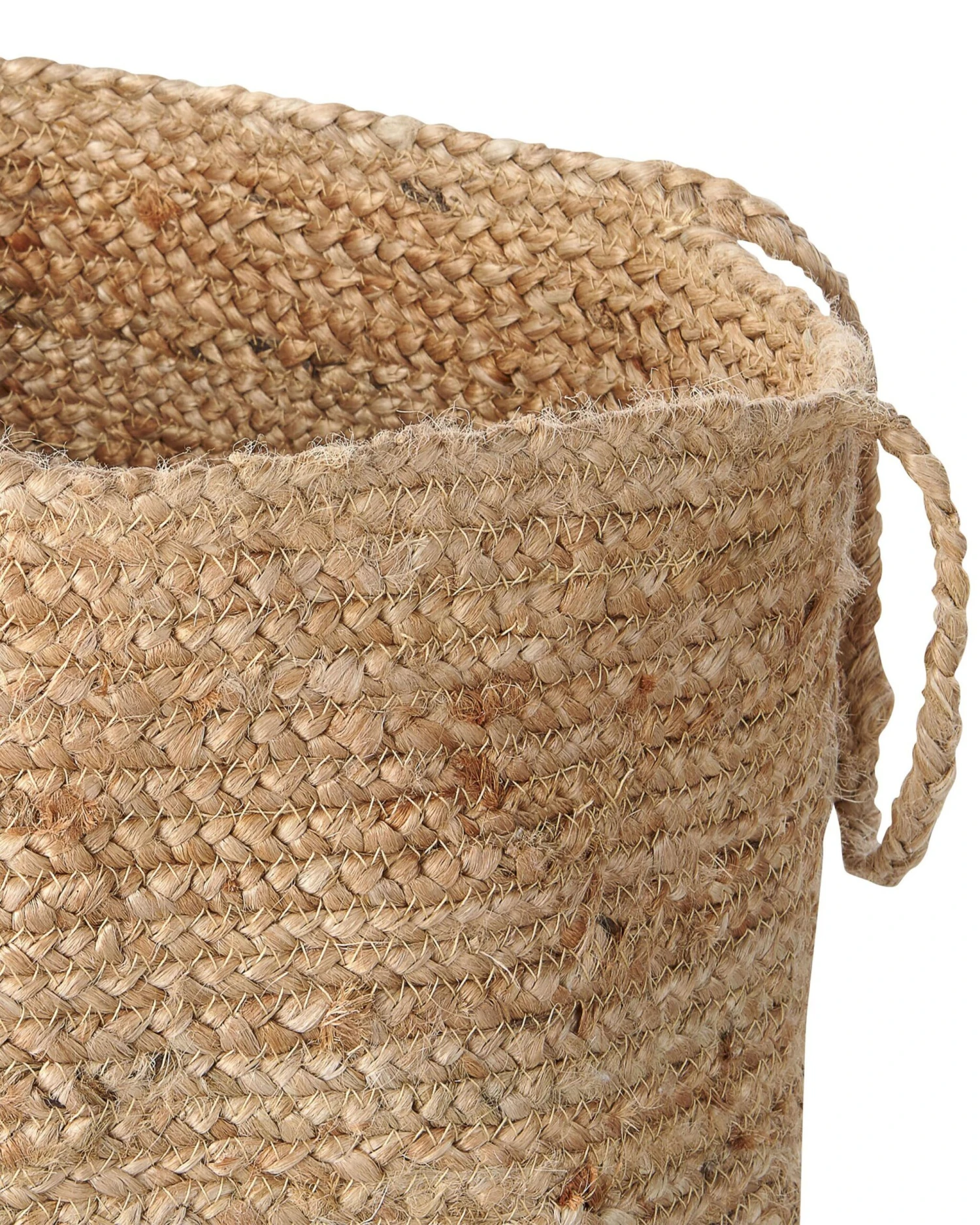 Set Of 2 Jute Baskets Blue And Beige GAJAR - Image 4