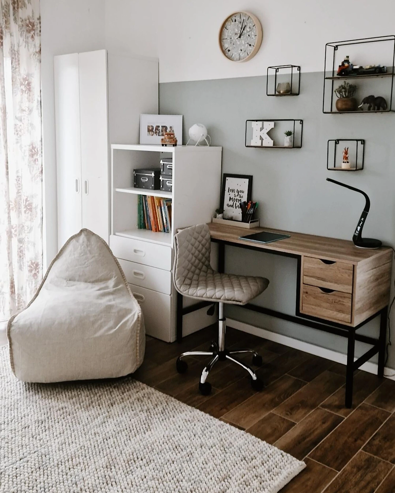 Bean Bag Chair Beige DROP - Image 3