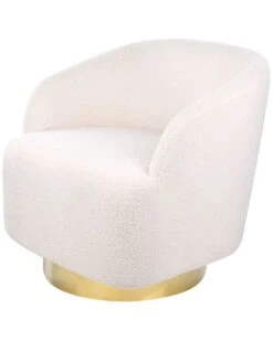 Boucle Armchair White LAVIK -Cheap Furniture Store undef src sa picid 848041 type whitesh image