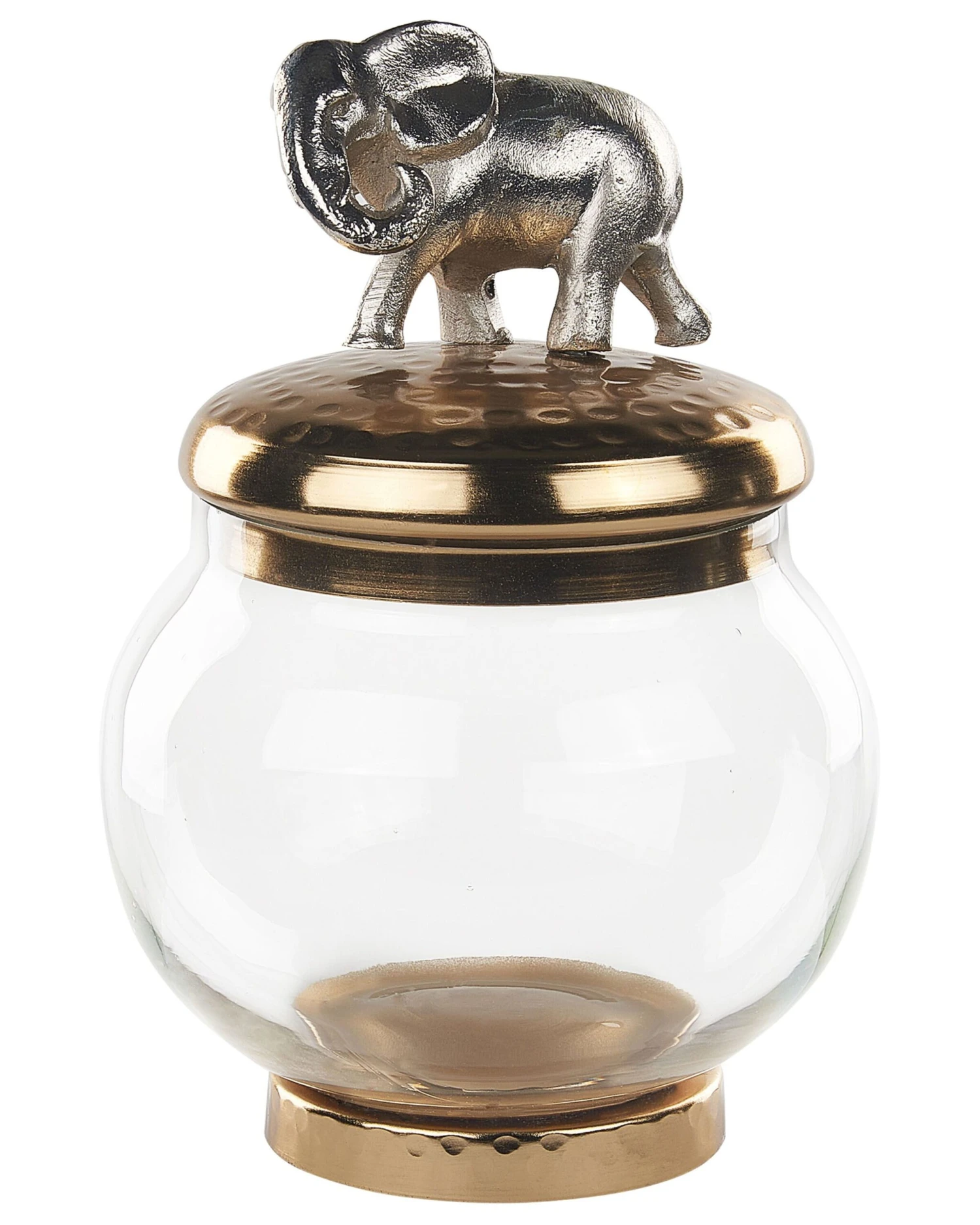 Set Of 2 Decorative Containers Gold And Silver LAKI - Image 4