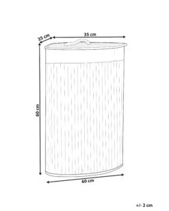 Bamboo Basket With Lid Dark Wood MATARA -Cheap Furniture Store undef src sa picid 849059 type whitesh image